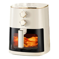 苏泊尔免翻面空气炸锅 6L大容量 可视 大功率 金属内腔 蒸汽嫩炸 KJ60D808