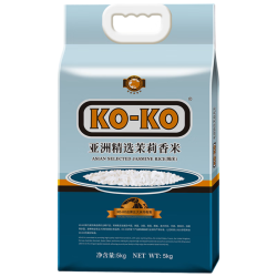 KO-KO 亚洲精选进口茉莉香米 香米 长粒大米 大米5kg
