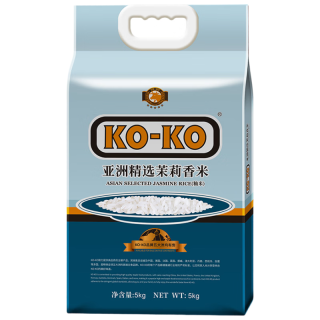 今日必买：KO-KO 亚洲精选进口茉莉香米 香米 长粒大米 大米5kg