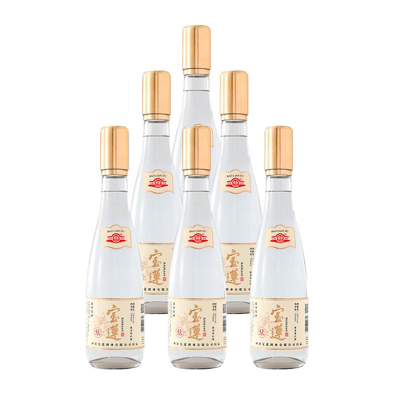  BAO LIAN/宝莲 纯粮酿造 浓香型白酒  单瓶装 42%vol 500mL