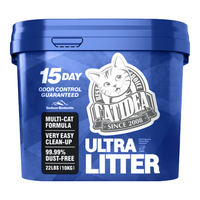 猫乐适猫砂 天然钠基矿砂小颗粒破碎猫砂 除臭无尘快速易结团 天然原味10kg