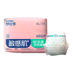 舒比奇 维E·鲜润系列 纸尿裤 XL34片