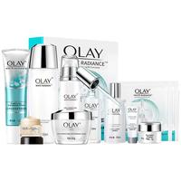 玉兰油(OLAY)小白瓶护肤品套装美白水乳礼盒烟酰胺淡斑补水保湿化妆品女友 洁面+水+乳+精华