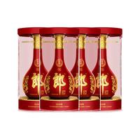 郎酒 LANGJIU53度红花郎十五酱香型高档白酒500ml*4瓶