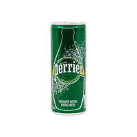 巴黎水(Perrier)法国 原味气泡水矿泉水 250ml*30罐 整箱装