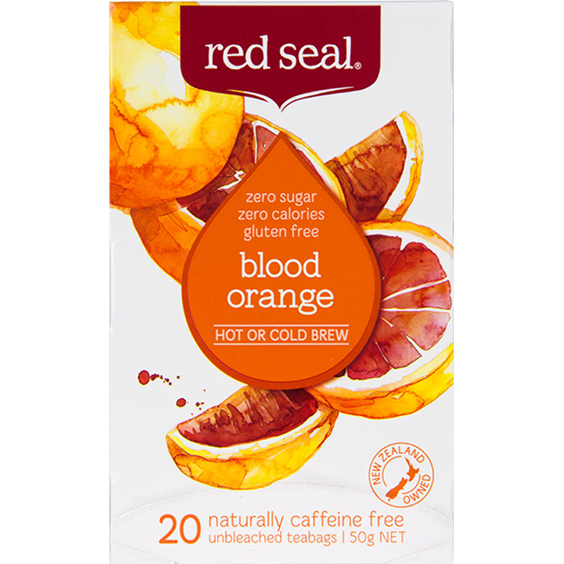 【1盒】redseal红印血橙茶血橙饮水果茶鲜果冻干速溶冷泡水果茶