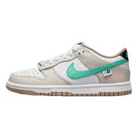 NIKE 耐克 Dunk Low 白薄荷绿 卡其色 运动休闲女GS低帮滑板鞋DX6063-131