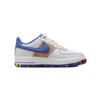 耐克（NIKE）男女童AF1大童空军一号运动鞋板鞋胶底低帮HJ9231 025尘光子色/宇宙蓝/荧光黄 38.5码