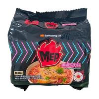 SAMYANG/三养 黑椒鸡肉味 方便面 黑椒鸡肉味80gx5 包装 80G