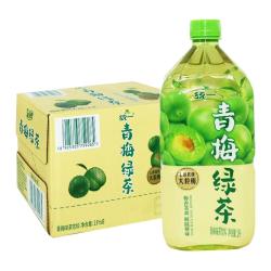 统一 青梅绿茶 1升 8瓶 整箱 A级软枝大粒梅