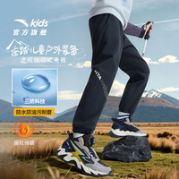 安踏 软壳裤|安踏儿童装男童加绒裤子秋冬2025冬季运动工装休闲裤