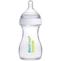Born Free 啵恩啵乐 bornfree新生儿防呛小号塑料婴儿奶瓶pp耐摔高温防摔0-3个月