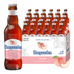 福佳 蜜桃味 果啤酒   248mL 24瓶 瓶装