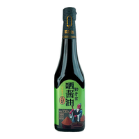 黔老翁 晒足730天 一级酱油  玻璃瓶装 500ml