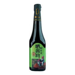 黔老翁 晒足730天 一级酱油  玻璃瓶装 500ml