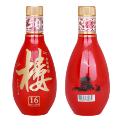 黄鹤楼 酒楼16小酒光瓶42度清香125ml*1瓶不改地址无礼袋
