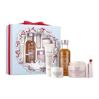 fresh 馥蕾诗 紧致滋润护肤礼盒(玫瑰护肤水100ml+玫瑰面霜50ml+玫瑰面膜15ml+洗面奶20ml+润唇膏2.2ml)