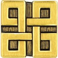 Chow Sang Sang 周生生 旗舰Charme系列 90398C 方胜纹足金转运珠 2.5g