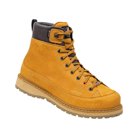 CRISPI复古马丁靴高帮男女户外工装靴徒步鞋摩纳哥LEEDS【秋冬】 单鞋-咖啡色 43