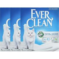 EVER CLEAN 铂钻 EverClean封印除臭低尘活性碳猫砂小银盒 5.4kg*3盒