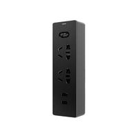 TOP 突破 aigo爱国者二位转换器(含2口USB 2A快充)无线插座 多功能一转二总控开关墙面扩展 防过载黑色 突破TZ0221
