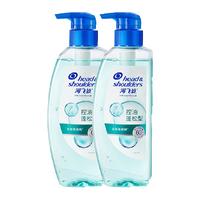 海飞丝 Head & Shoulders 去屑洗发水控油头皮护理 弱酸控油 蓬松型360g*2+200g男女士套装