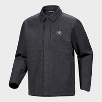ARC'TERYX始祖鸟 SAWYER WOOL OVERSHIRT 男子 夹克衫 BLACK HEATHER/黑灰色