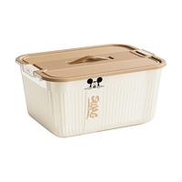  稻草熊 三个装 收纳箱  奶咖收纳箱【三个装】 3个