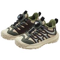 Mini Bala 迷你巴拉童鞋儿童运动鞋防滑冬季加绒 卡其/绿