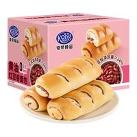 港荣红豆卷面包老式整箱夹心早餐学生代餐蛋糕点零食品休闲小吃