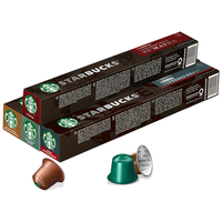 星巴克浓缩NESPRESSO胶囊咖啡80粒兼容奈斯派索小米咖啡机胶囊咖啡 星巴克浓缩烘培57g *3盒