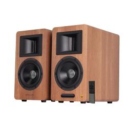 漫步者 AIRPULSE A200T 典藏式书架音箱 &2.0 蓝牙电脑音响 有源HIFI & 胡桃木