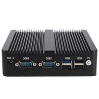  盈驰 双网口双串口 微型工控主机  双千兆网络接口 2盘位 N2830 2核 64GB 4GB