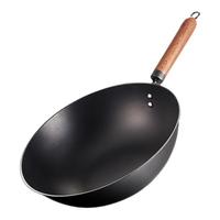 网易严选铁锅传统老式炒锅家用无涂层专用炒菜锅燃气灶煤气灶适用