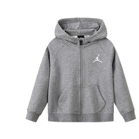 AIR JORDAN Jordan儿童装男女童卫衣开衫加绒2025冬上衣运动休闲外套