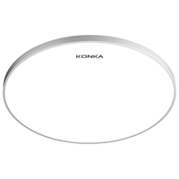 KONKA 康佳 三防LED卧室灯吸顶灯现代简约超薄阳台过道玄关灯具广东中山灯饰 力荐三防灯23cm白光15瓦(5-8平)