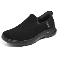 斯凯奇（Skechers）舒适休闲健步鞋894279 全黑色/BBK 44