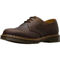 Dr.Martens Drmartens马汀博士1461经典疯马皮英伦复古3孔马丁鞋男女款皮鞋 深棕色