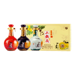 牛栏山 二锅头 珍品三十生肖小酒 清香型白酒 53度 50ml*3瓶 酒厂直供收藏 2020鼠年小酒版#值酒发现官#