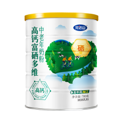 完达山 高钙富硒多维中老年奶粉双听礼盒装700g*2