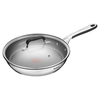 特福(Tefal)不粘锅家用炒菜锅套装汤锅平底锅 雅厨28不粘煎炒锅