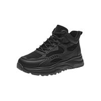 热风 hotwind男鞋2024年冬季老爹鞋男士时尚加绒保暖户外运动棉鞋男