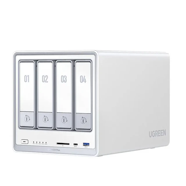 绿联 DXP4800 Plus 8G内存四盘位NAS网络存储 个人云硬盘家庭服务器