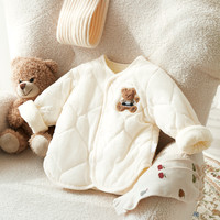婴国偶相 POPUBB 宝宝棉衣外套婴儿秋冬衣服夹棉上衣保暖男童冬装棉服内胆女宝棉袄