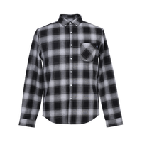 小米有品 MIKEBOY 男士黑白格衬衫