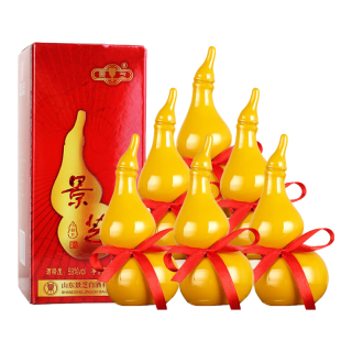 景芝景芝 59度125ml小葫芦  山东白酒小瓶酒壶装白酒 6瓶