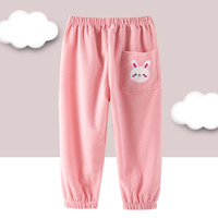 吉姆沃克 儿童女童裤子运动裤透气春秋冬男宽松宝宝灯芯绒薄款休闲裤灯笼裤