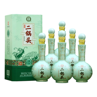 永丰牌 北京二锅头 经典青龙 清香型白酒 52度 500ml*6瓶 礼盒装