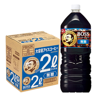 SUNTORY/三得利 BOSS 冷萃无蔗糖 即饮咖啡 2L*6瓶