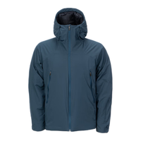 黑冰男士连帽棉服秋冬防风保暖轻量夹克Primaloft户外运动棉服 钴月蓝 S